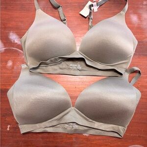 Aerie Sage Green Bra Set